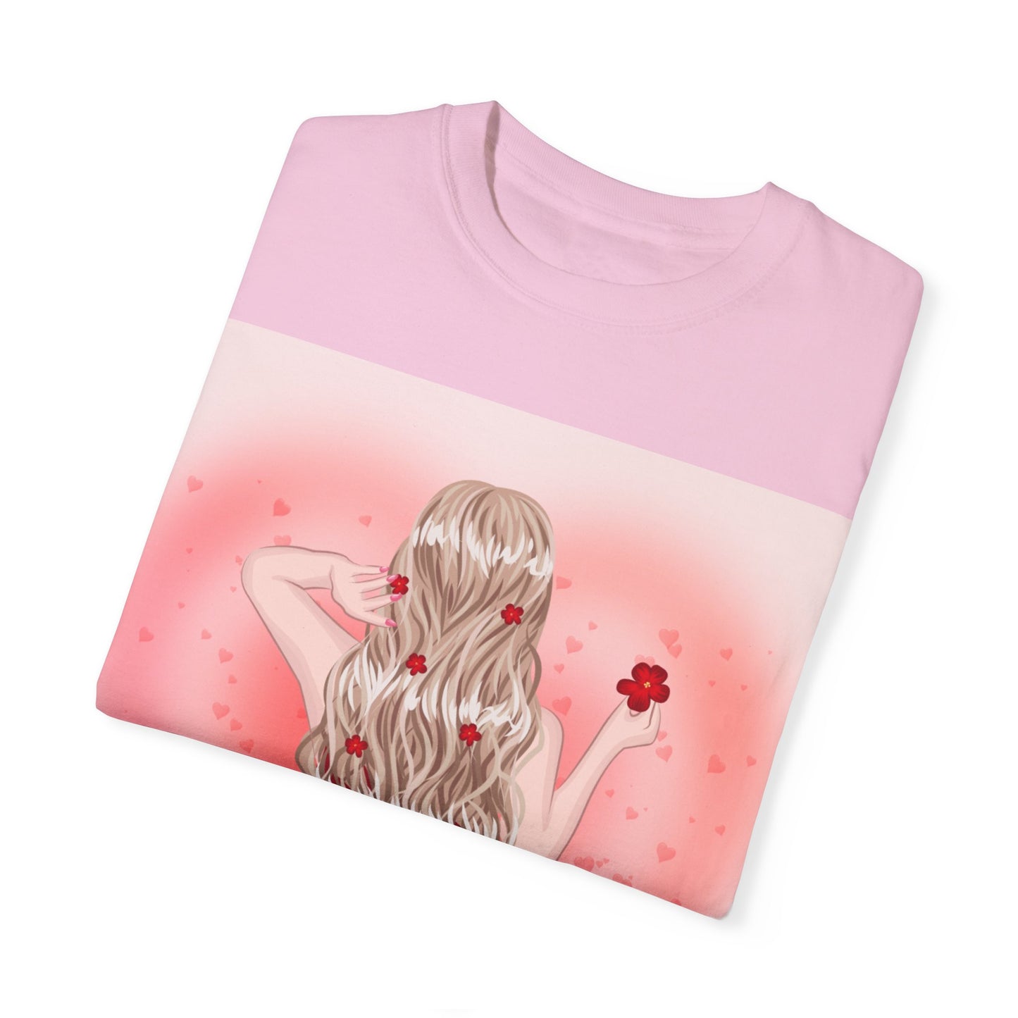 Romantic Floral Unisex T-shirt – Perfect for Valentine's Day