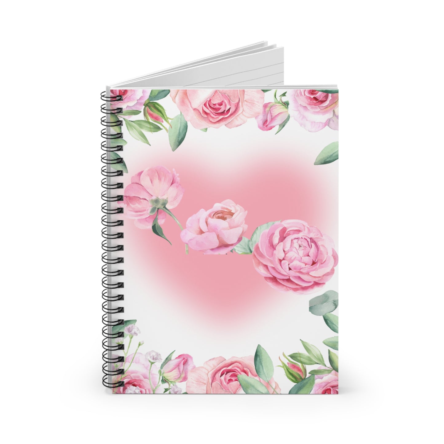 Cute Notebook - Ruled Line, Spiral Journal for Writing and Planning