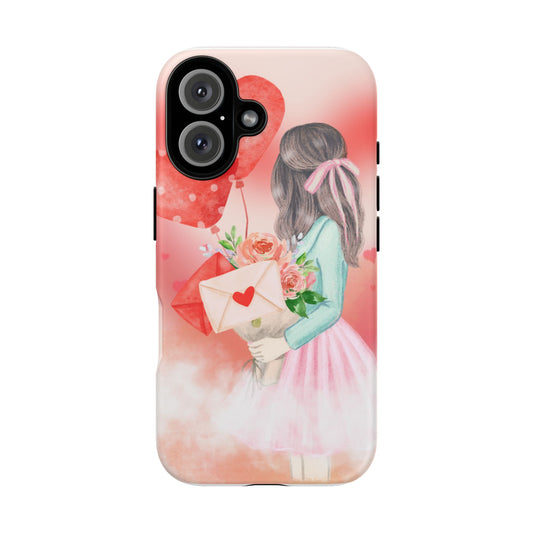 Romantic Floral Phone Case - Cute Love Design for Valentine's Day