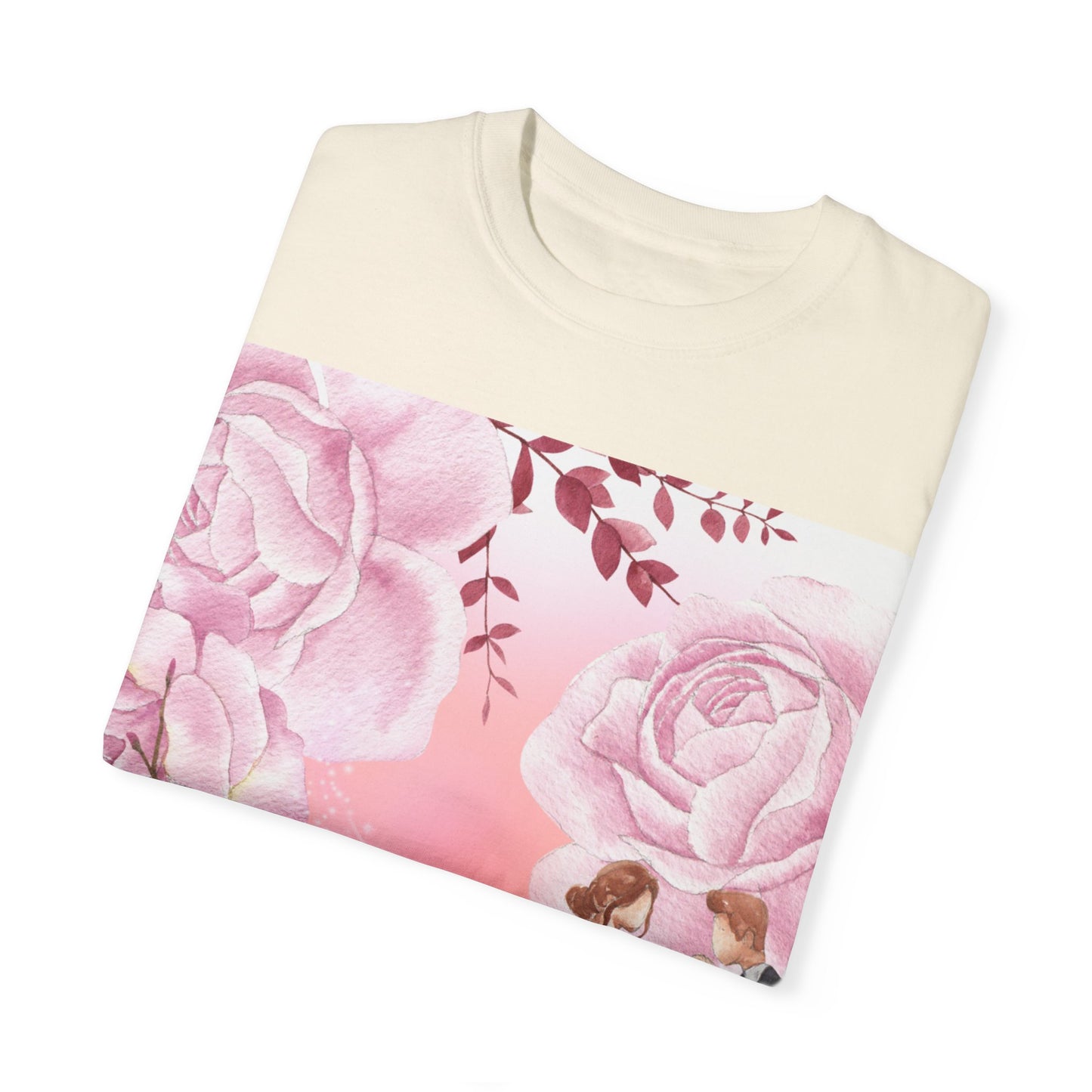 Romantic Floral Wedding T-Shirt | Perfect Gift for Brides and Couples