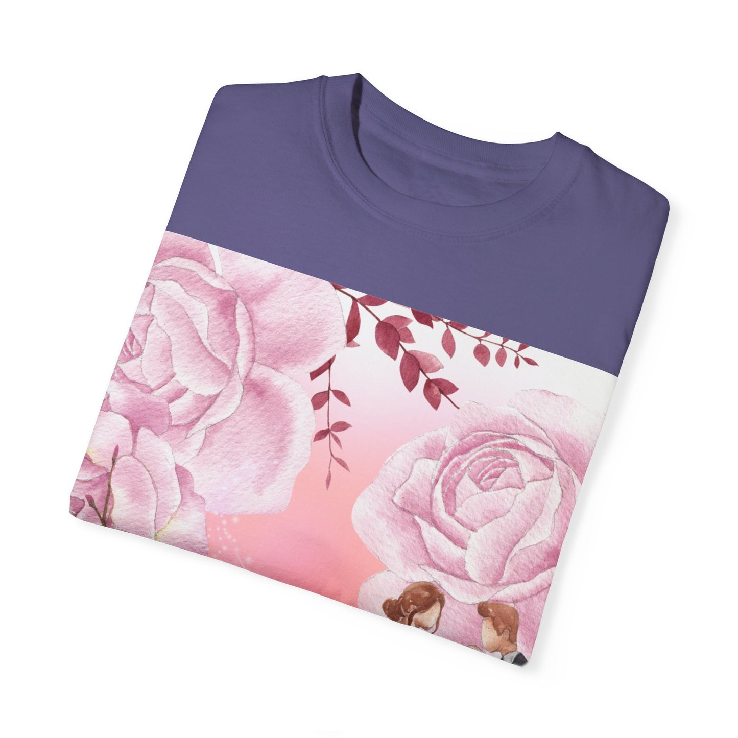 Romantic Floral Wedding T-Shirt | Perfect Gift for Brides and Couples