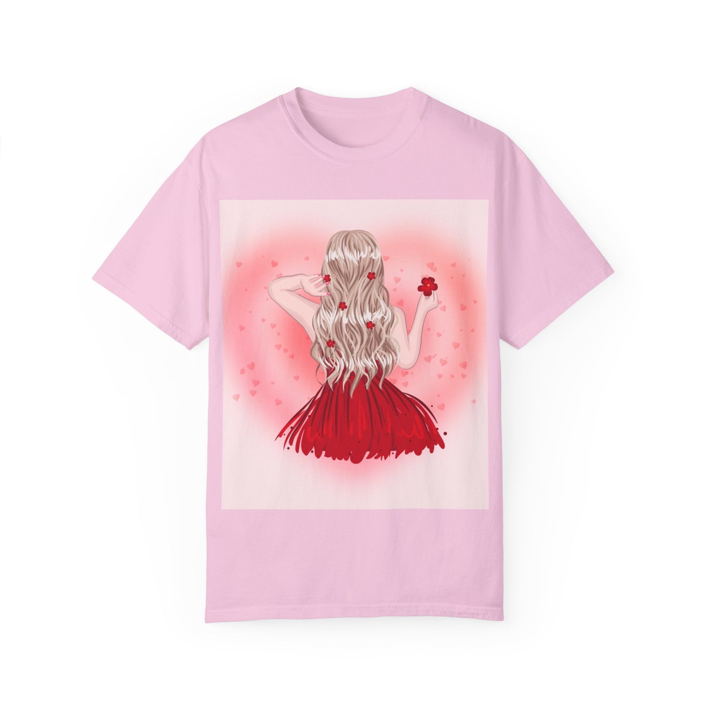 Romantic Floral Unisex T-shirt – Perfect for Valentine's Day