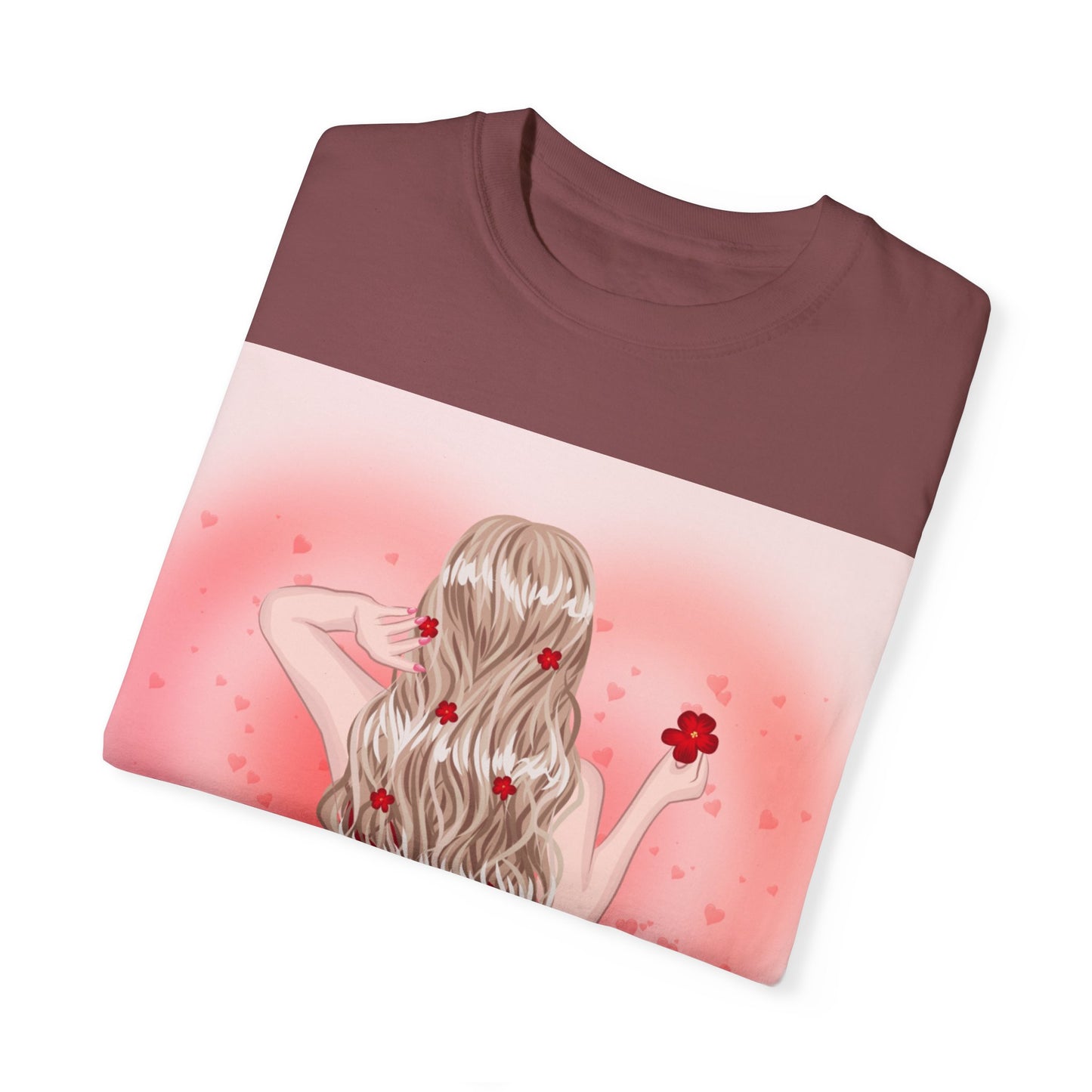 Romantic Floral Unisex T-shirt – Perfect for Valentine's Day