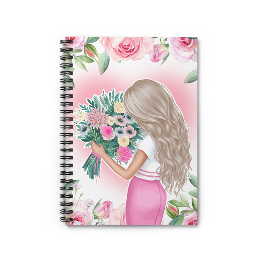 Cute Notebook - Ruled Line, Spiral Journal for Writing and Planning