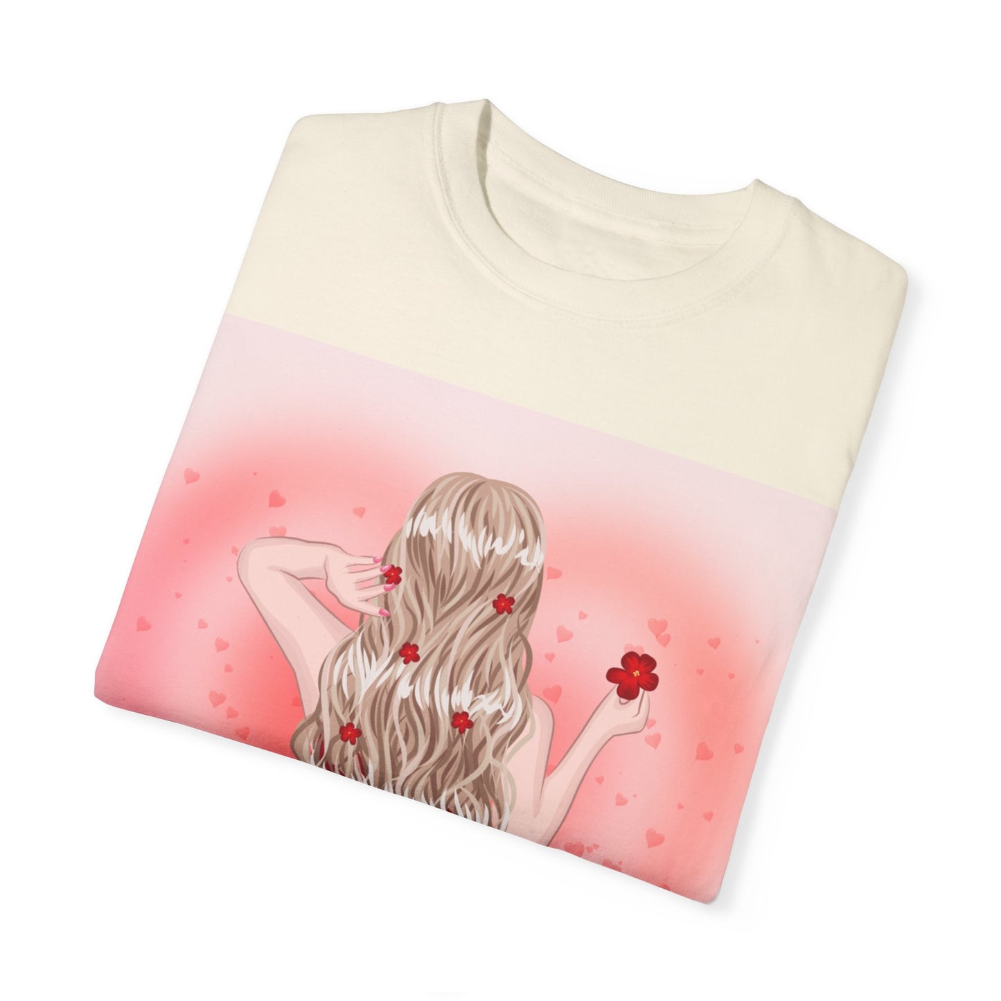 Romantic Floral Unisex T-shirt – Perfect for Valentine's Day