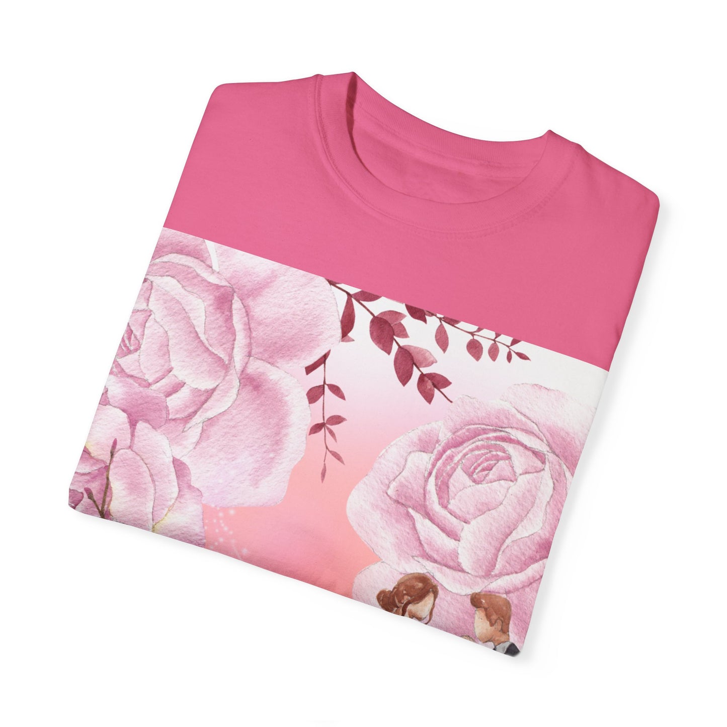 Romantic Floral Wedding T-Shirt | Perfect Gift for Brides and Couples