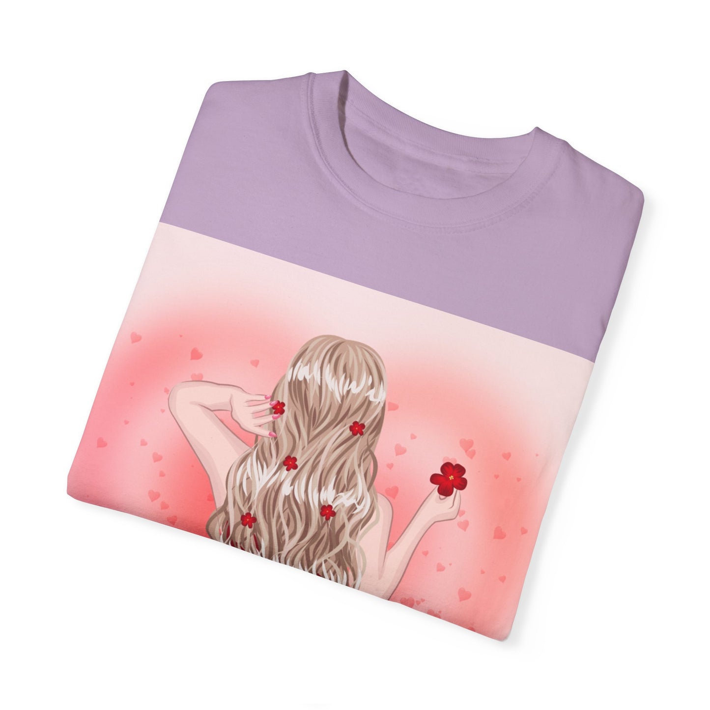 Romantic Floral Unisex T-shirt – Perfect for Valentine's Day