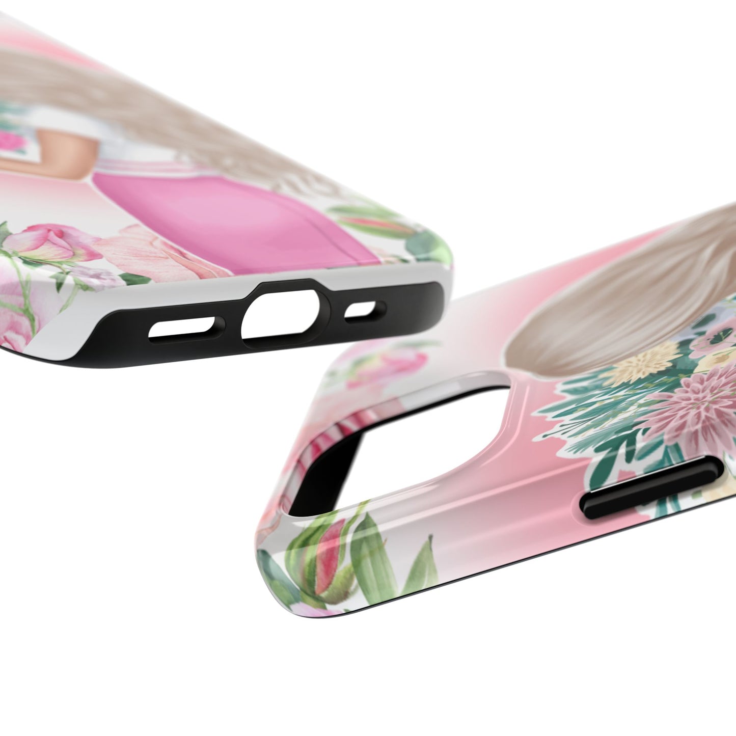 Floral Bouquet Tough Phone Case - Elegant & Durable Protection