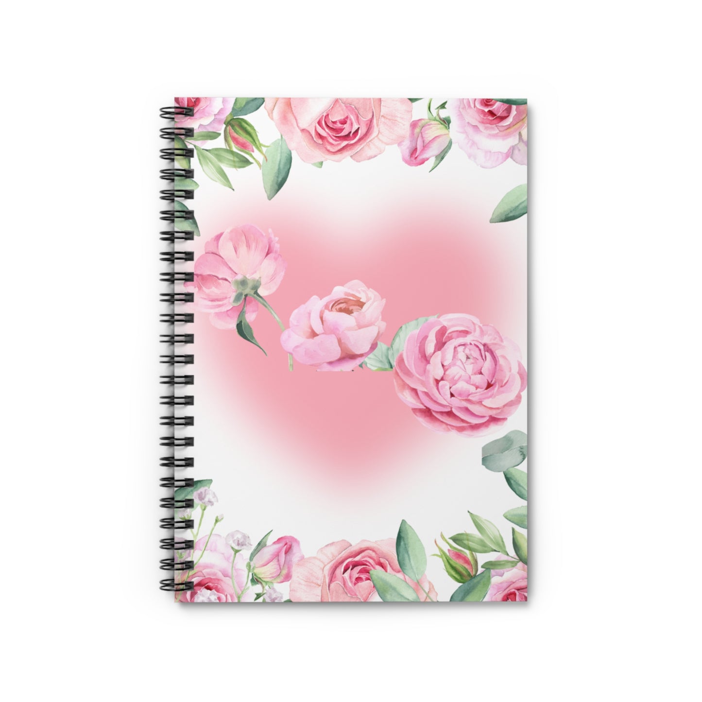 Cute Notebook - Ruled Line, Spiral Journal for Writing and Planning