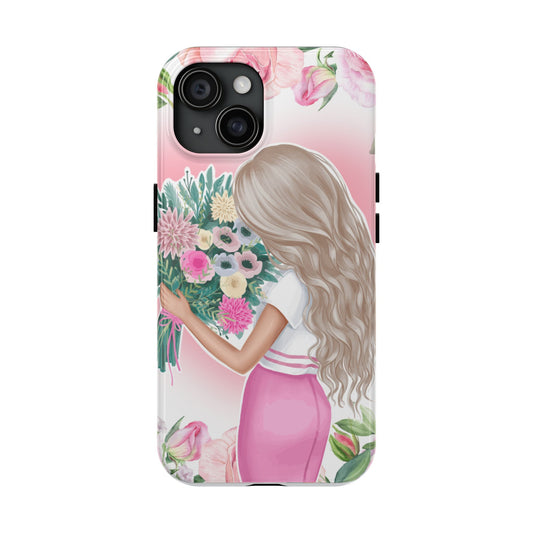 Floral Bouquet Tough Phone Case - Elegant & Durable Protection