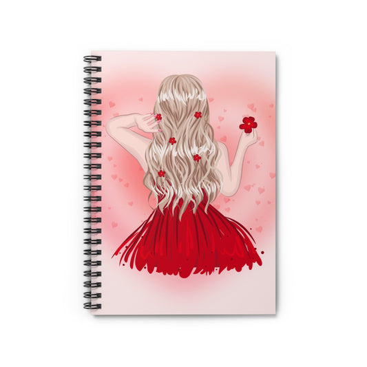 Cute Notebook - Ruled Line, Spiral Journal for Writing and Planning